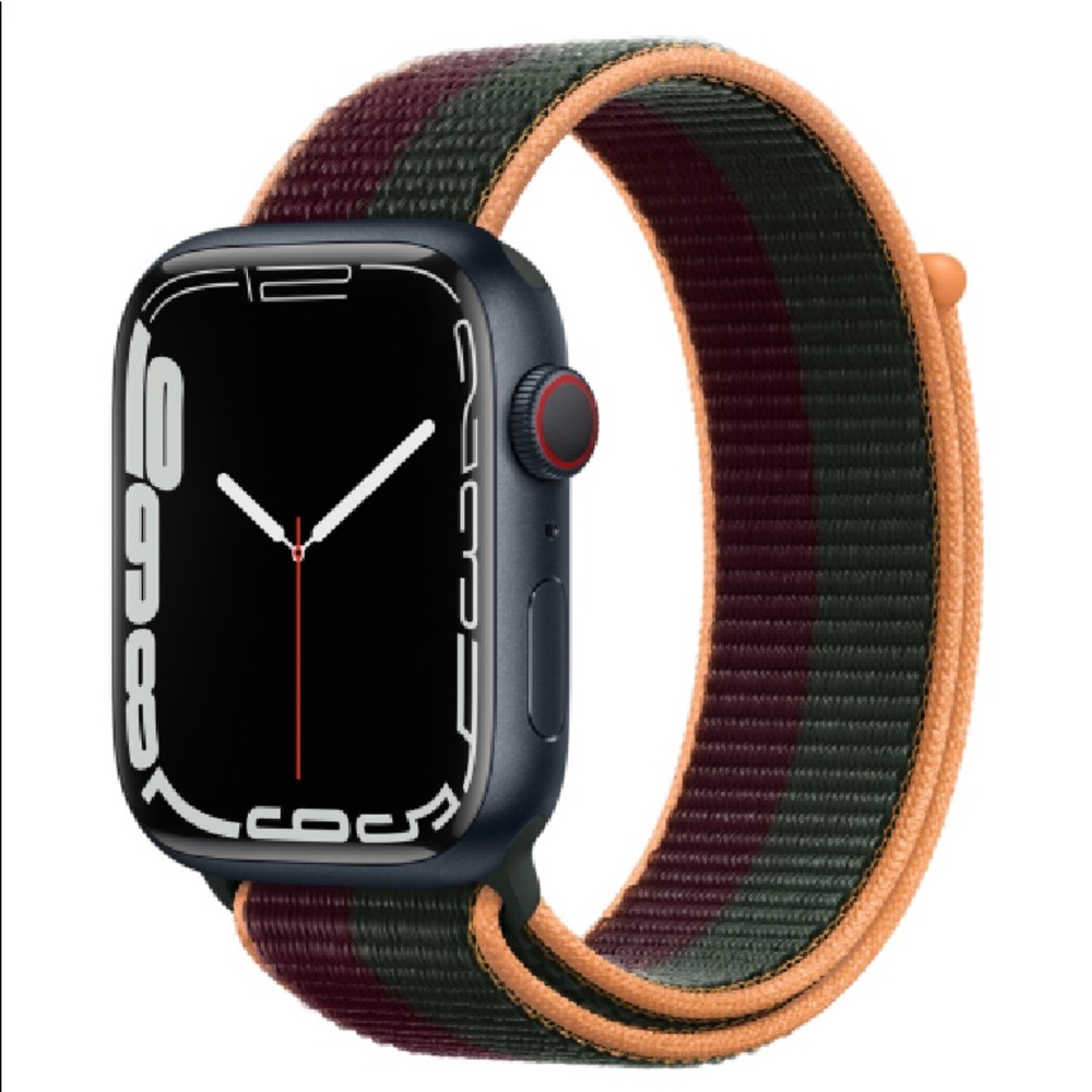 Apple Sport Loop 41mm Dark Cherry/ Forest Green